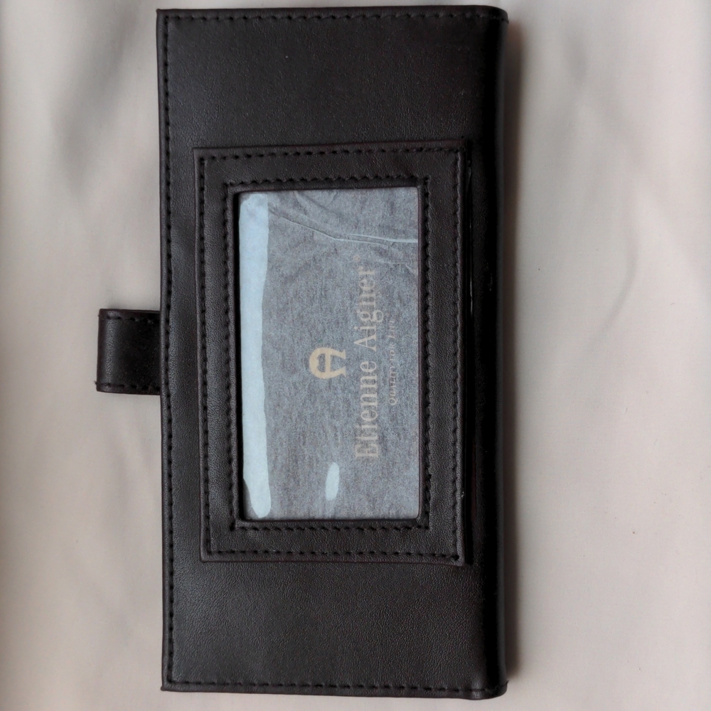 Etienne Aigner checkbook cover